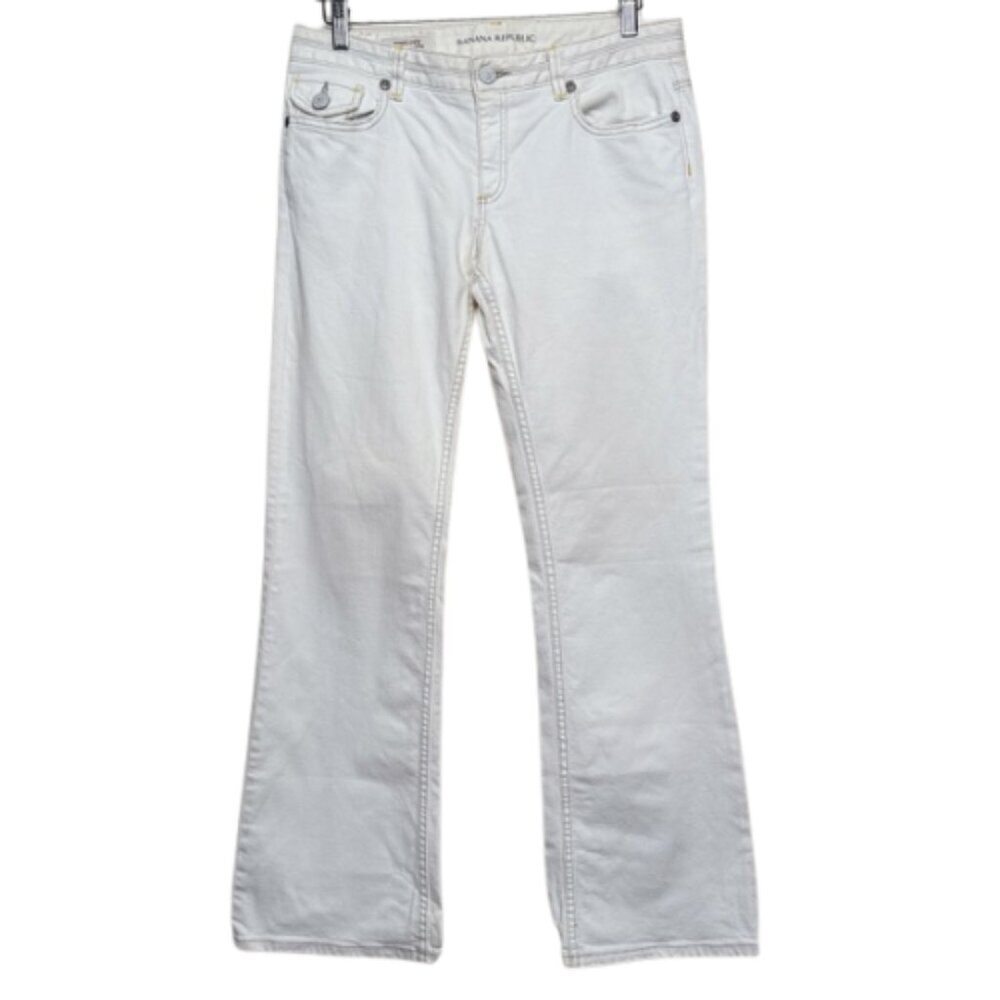 Banana Republic Womens 10 Stretch Boot Cut Cowgirl Low Rise Jeans